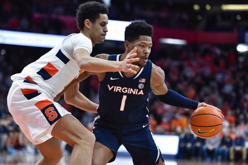 Gardner leads No. 6 Virginia to 67-62 win over Syracuse