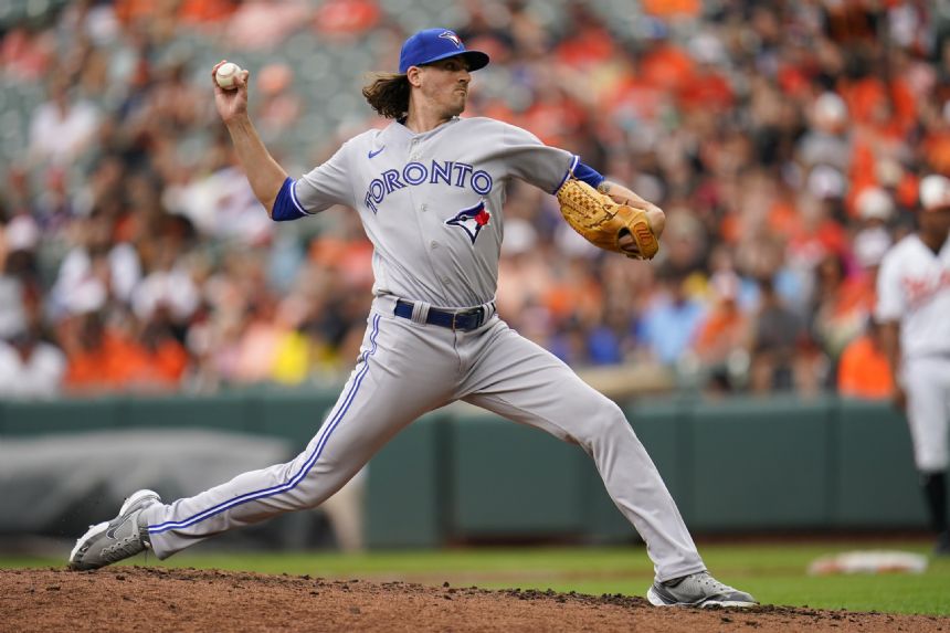 Gausman pitches Blue Jays past Orioles in DH opener, 7-3