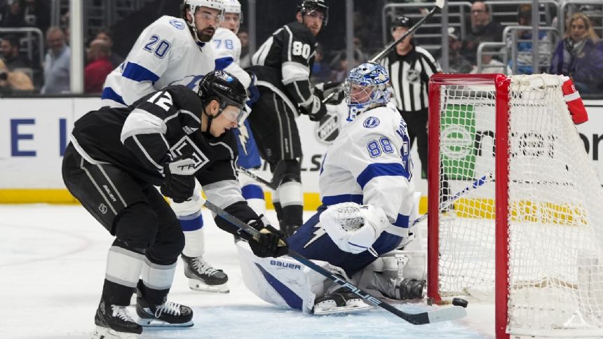 Gavrikov scores in OT, and the LA Kings rebound after blowing late lead for a 4-3 win over Lightning