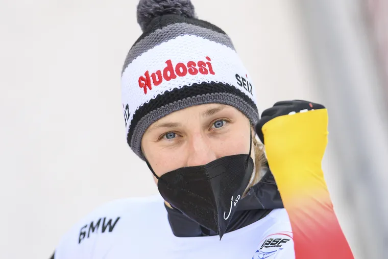 Germans sweep golds at skeleton World Cup race