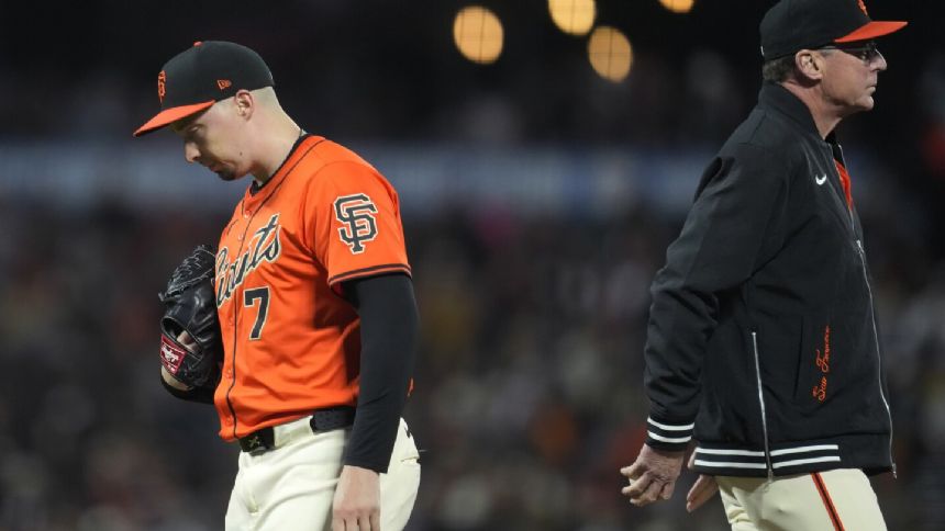 Giants place pitcher Blake Snell on 15-day injured list with left adductor strain