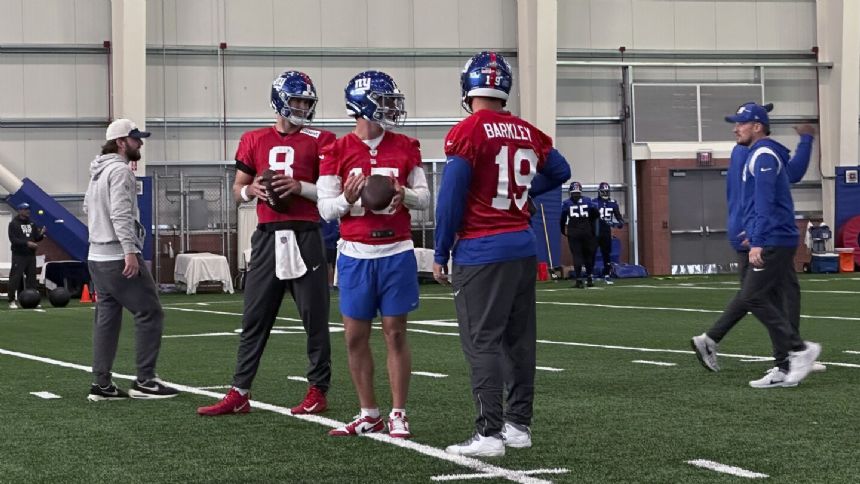 Giants QB Daniel Jones practices without restrictions for the first time since his neck injury