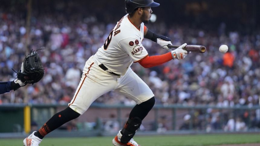Giants rookies Patrick Bailey, Casey Schmitt deliver big hits in 8-5 win over Braves