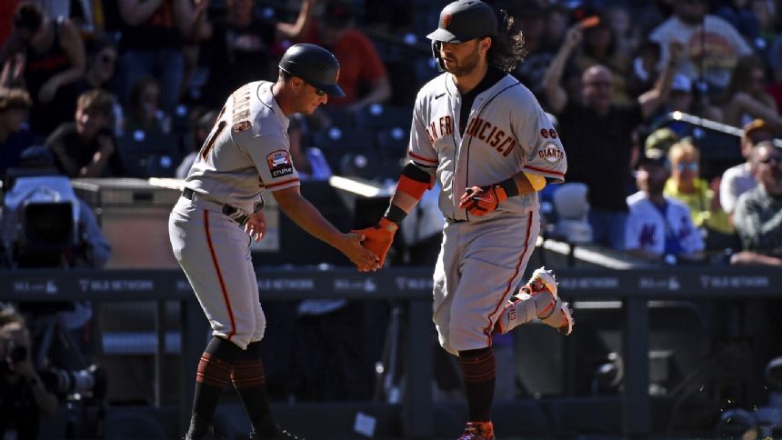 Giants stop slide, beat Rockies 11-10 to stop slid