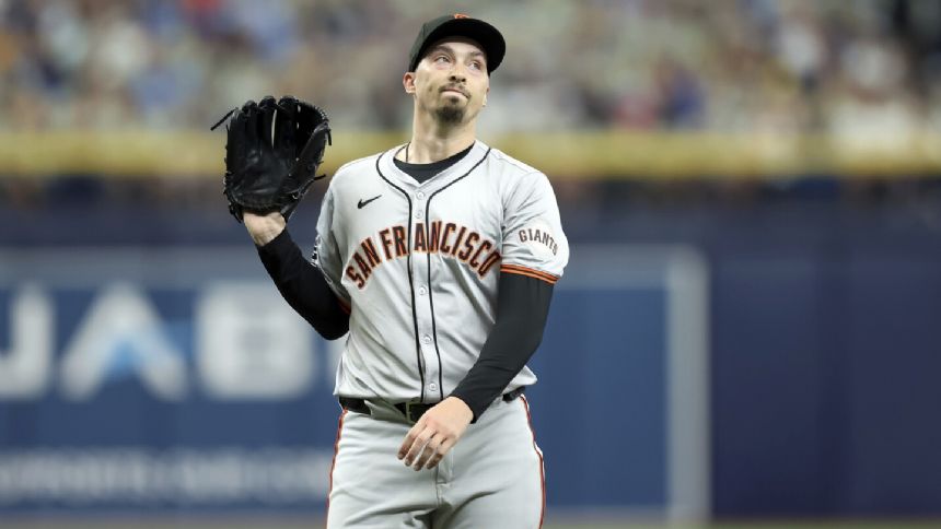 Giants' Snell allows 7 runs over 4 innings against Rays in return to Tropicana Field