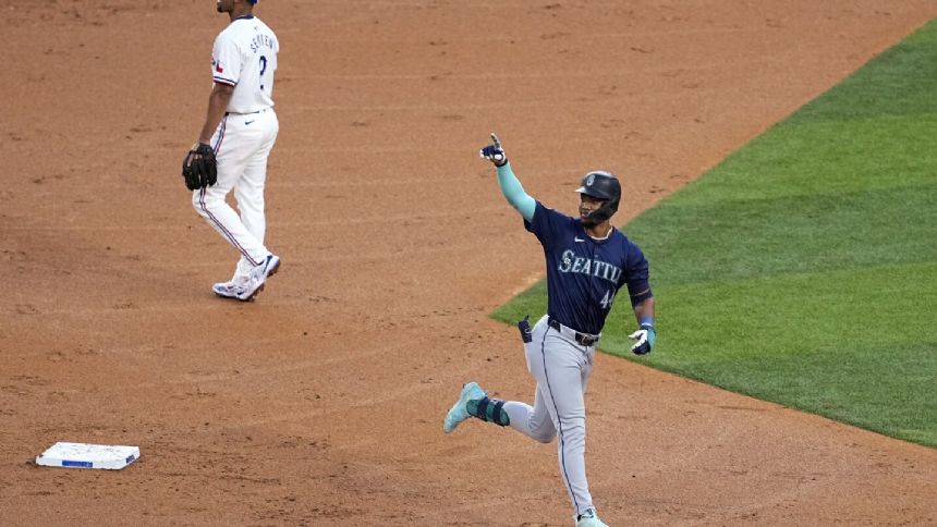 Gilbert has stellar start for Mariners and JRod goes deep in 4-0 win to knock Texas out of 1st