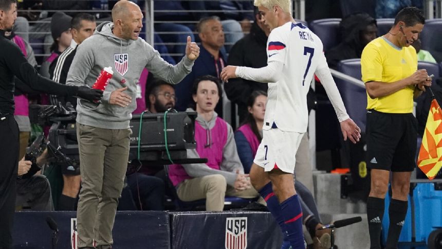 Gio Reyna scores twice in 4-0 rout of Ghana, his first US goals since family feud with Berhalter