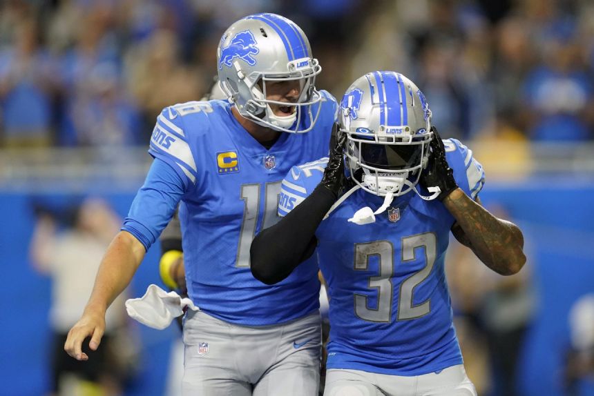 Goff throws 4 TD passes, Lions beat Commanders 36-27