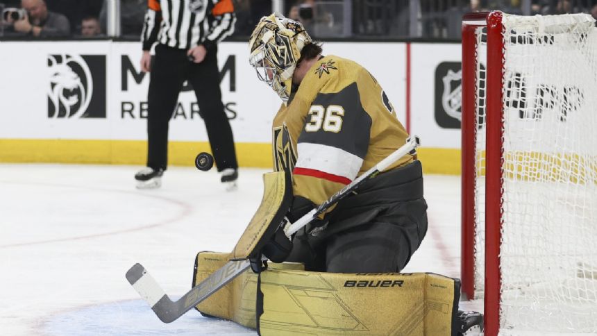 Golden Knights enter playoffs trying to figure out starting goalies between Thompson and Hill