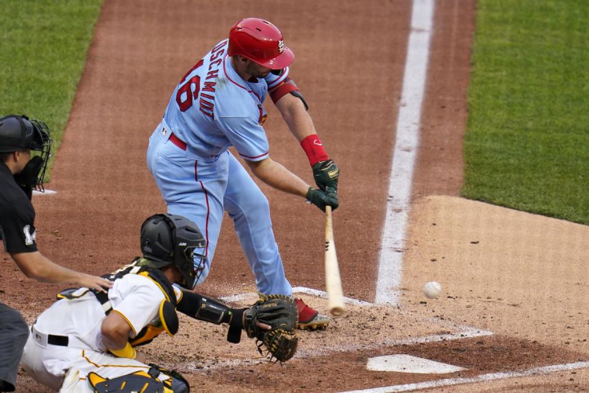 Goldschmidt's 4-hit game lifts Cardinals over Pirates 5-4