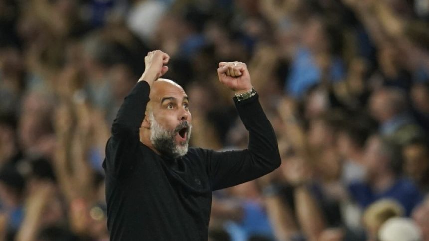 Guardiola returns to Man City after recovering from back operation