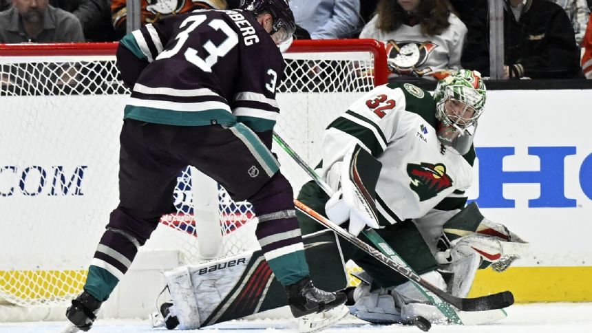 Gustavsson gets 3rd shutout of season, Kaprizov extends point streak to 8 games as Wild blank Ducks