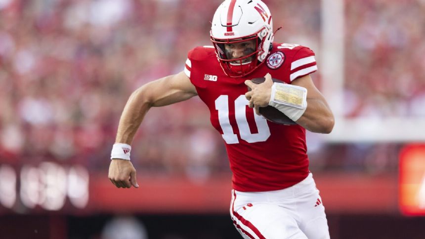 Haarberg leads Huskers past N Illinois 35-11 in his first start for new coach Matt Rhule's first win