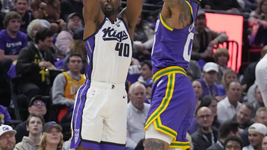 Harrison Barnes scores 33, powers Kings past Jazz 130-114 in season opener