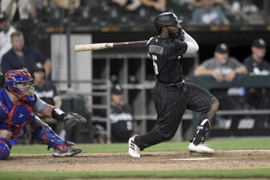 Harrison lifts White Sox over Blue Jays 7-6 in 12 innings