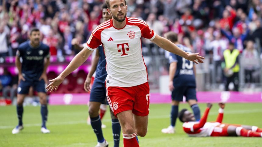 Harry Kane scores his first hat trick in Germany as Bayern demolishes Bochum 7-0