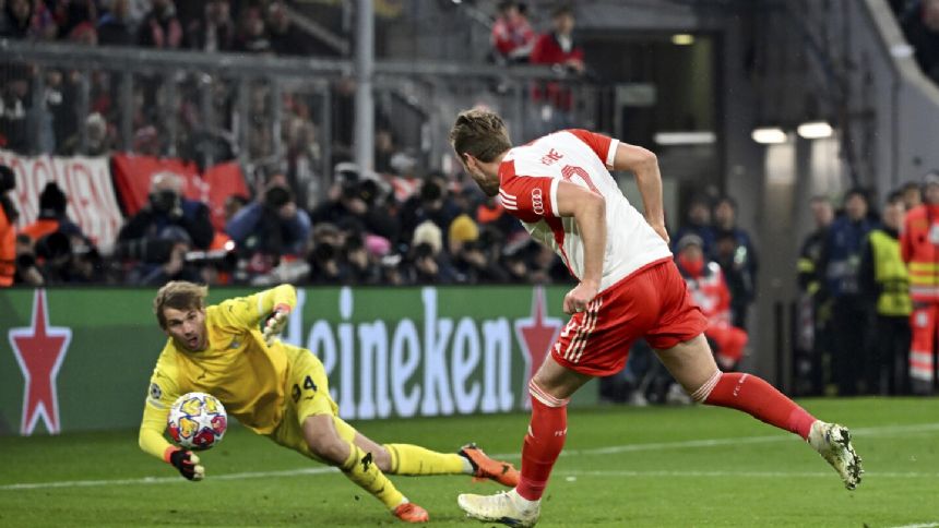 Harry Kane steers Bayern into Champions League quarterfinals with 2 goals in 3-0 win over Lazio