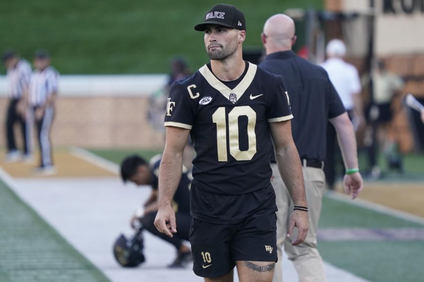 Hartman medically cleared to return for No. 23 Wake Forest