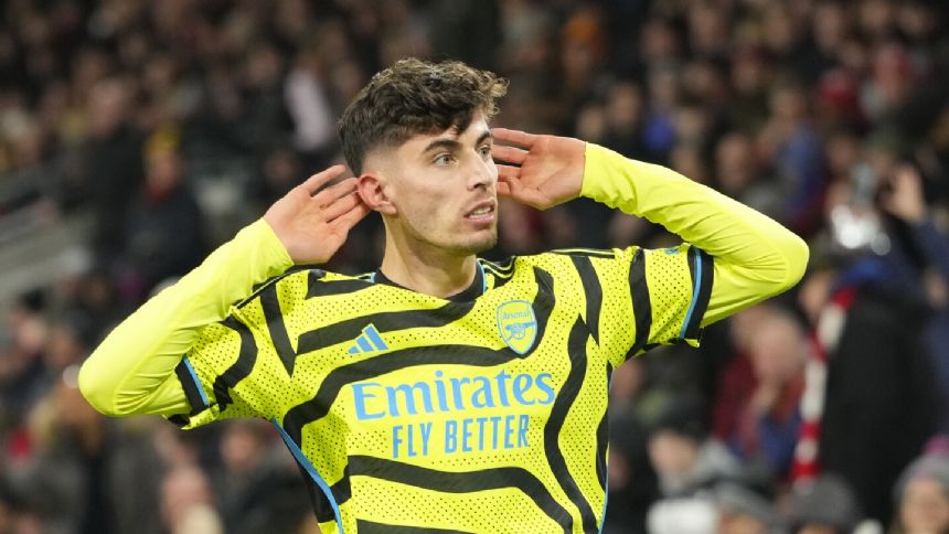 Havertz header moves Arsenal to the top of the Premier League after 1-0 win against Brentford