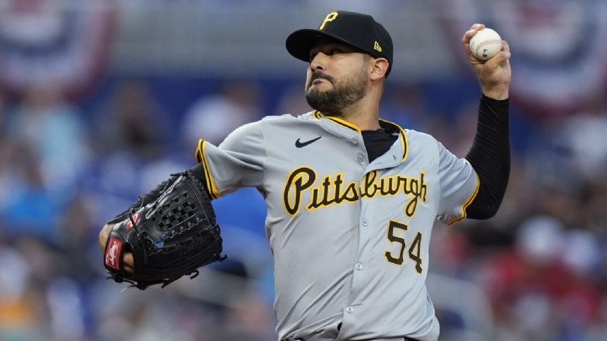 Hayes hits single and RBI double, Pirates pitching remains sharp in 7-2 win over Marlins