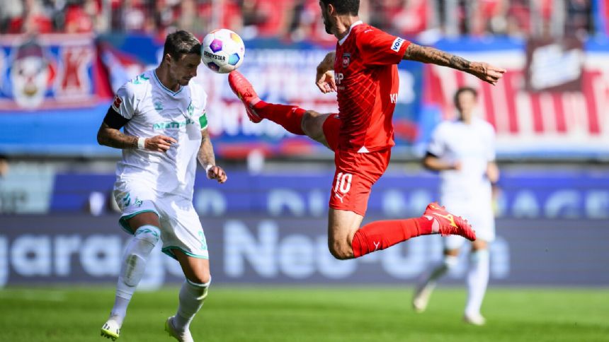 Heidenheim beats Werder Bremen 4-2 to claim first-ever Bundesliga win