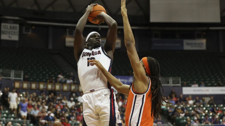 Hickman scores 19, leads No. 11 Gonzaga past Syracuse 76-57 at Maui Invitational