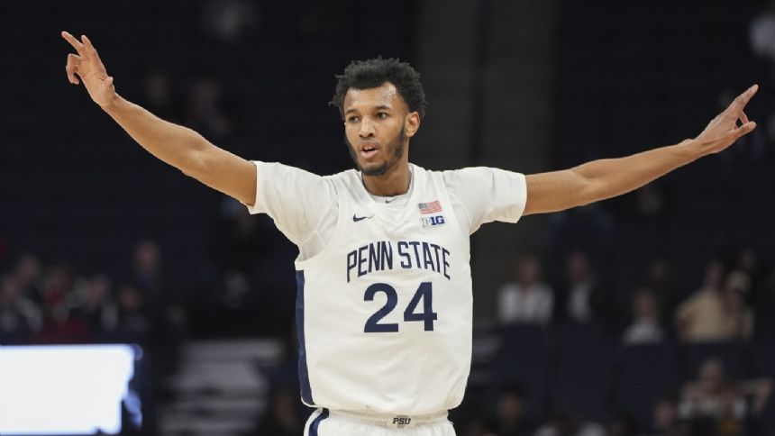 Hicks has 6 3s, 20 points to lead Penn State over Michigan in first round of Big Ten Tournament