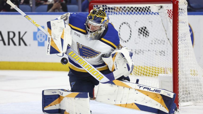 Hofer stops 33 shots, Neighbours scores 2 in St. Louis Blues 3-1 win over the Buffalo Sabres