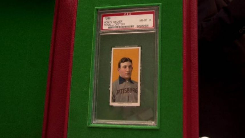 Honus Wagner T-206, one of the rarest baseball cards, sells for record $7.25M