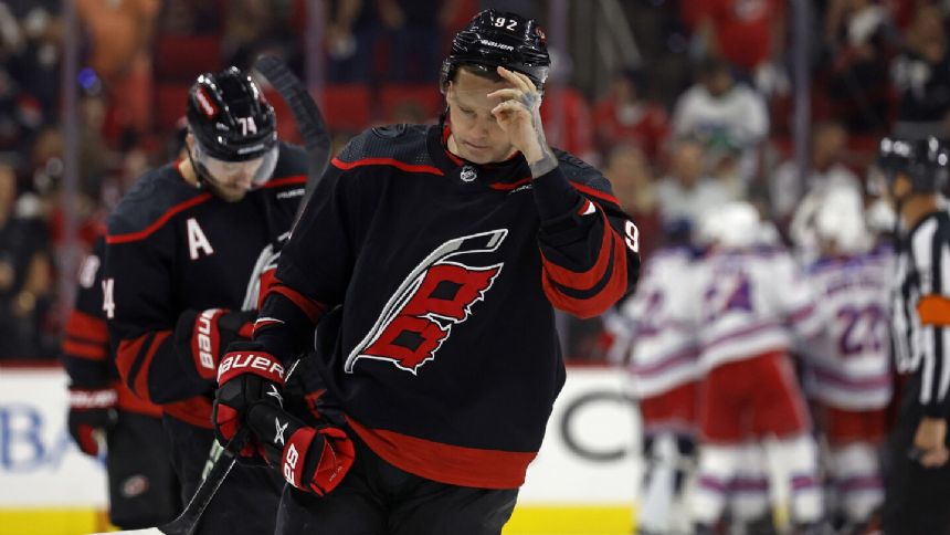 Hurricanes put Evgeny Kuznetsov on unconditional waivers to terminate his NHL contract