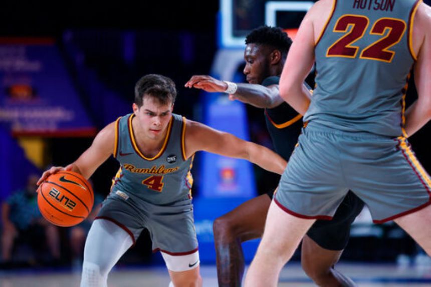 Hutson sparks Loyola Chicago to 77-59 win over Arizona State