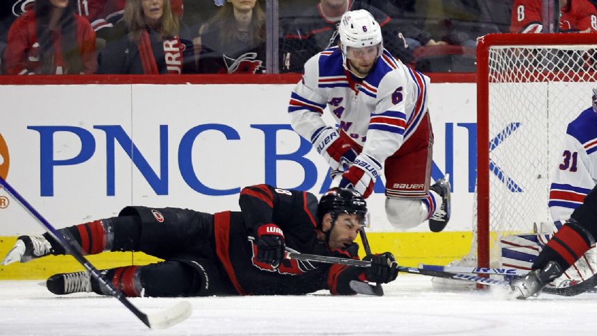 Igor Shesterkin gets 2nd consecutive shutout as Rangers beat Hurricanes 1-0