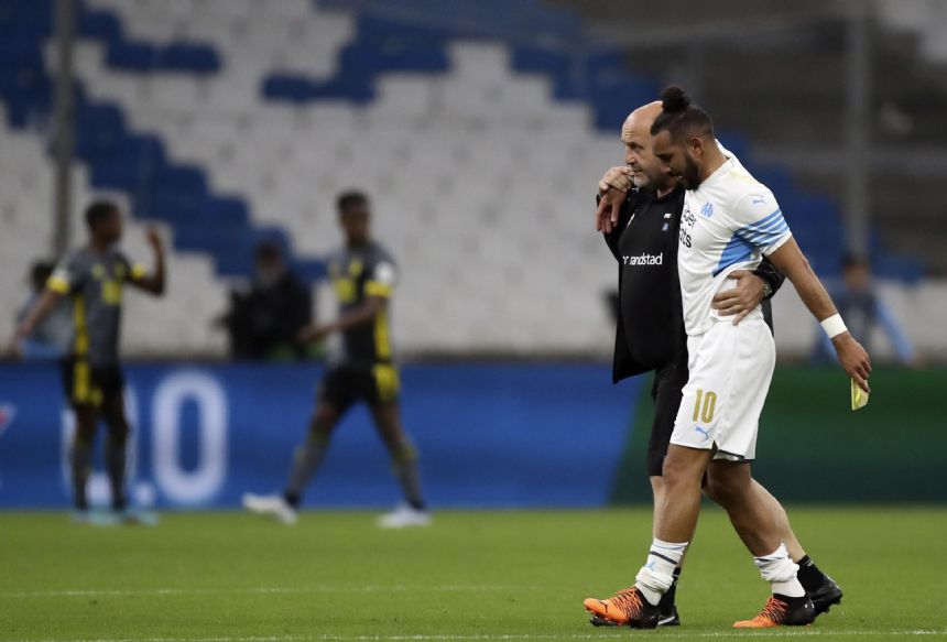 Injured Payet to miss Marseille's last three league games