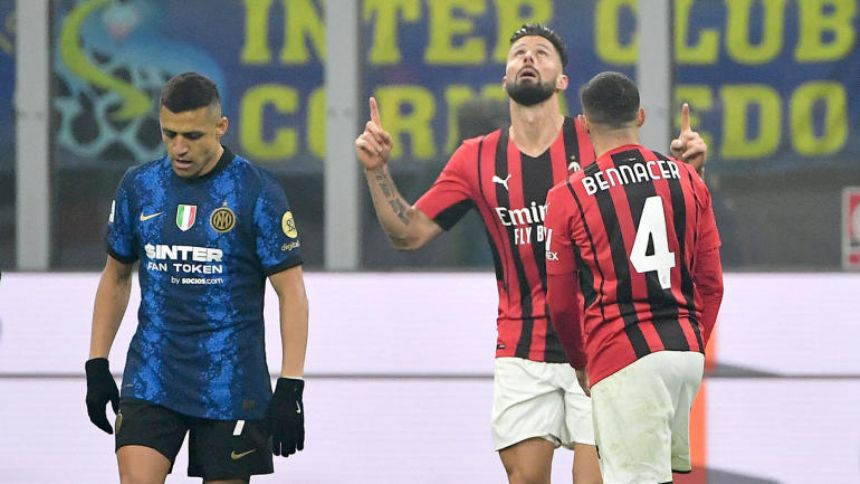 Inter Milan vs. AC Milan: Two key referee decisions highlight Rossoneri, Olivier Giroud's come-from-behind win