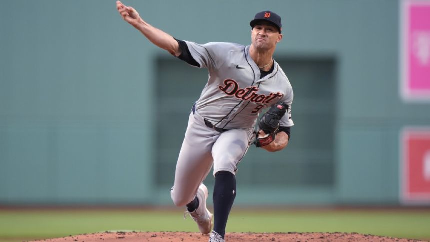 Jack Flaherty allows 1 hit over 6 2/3 innings and Tigers hit 3 home runs in 5-0 win over Red Sox