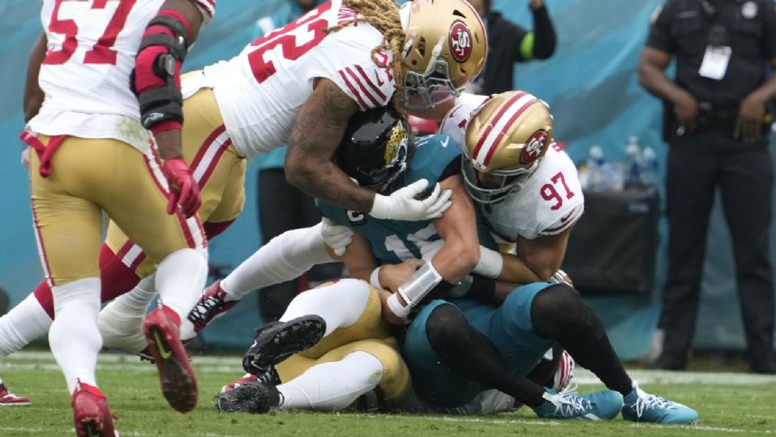 Jaguars embarrassed and humbled in a 34-3 loss to 49ers that ended a 5-game winning streak