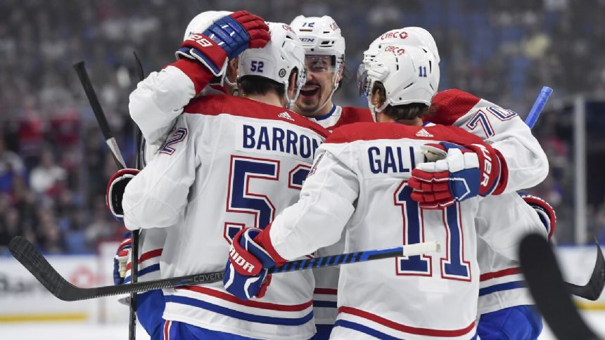 Jake Allen stops 36 shots as Canadiens beat Sabres 3-1