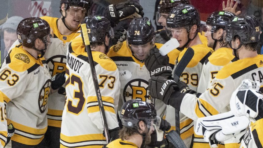 Jake DeBrusk scores in overtime as the Bruins beat the Canadiens 2-1