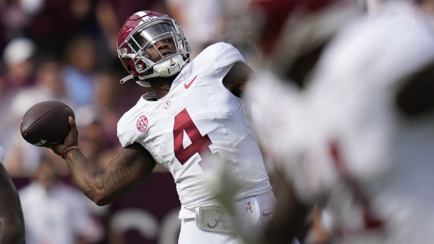 Jalen Milroe, Jermaine Burton lead No. 11 Alabama past Texas A&M 26-20 to take control of SEC West