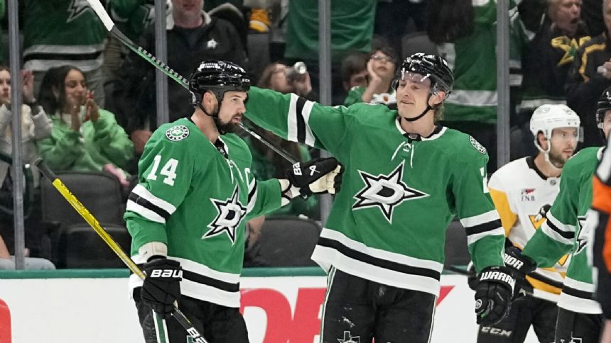 Jamie Benn scores twice, extends goal streak to 3 games as Stars beat Penguins 4-2