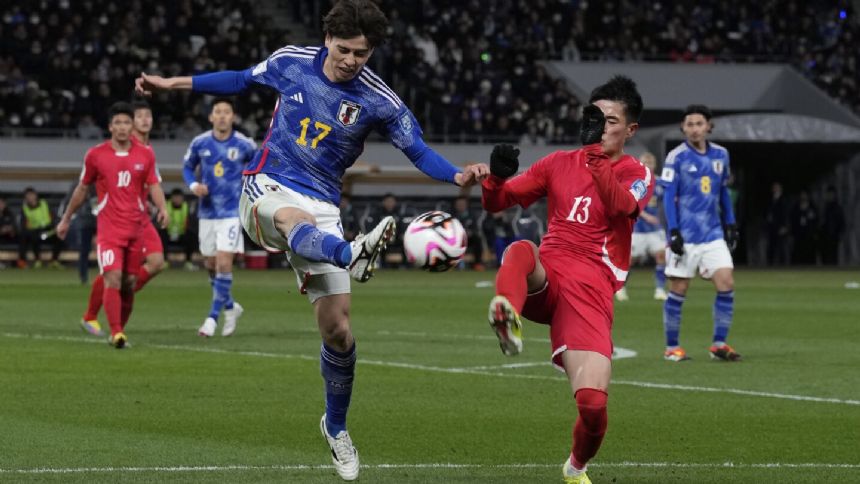 Japan quick strike beats North Korea; South Korea held by Thailand in Asia qualifying