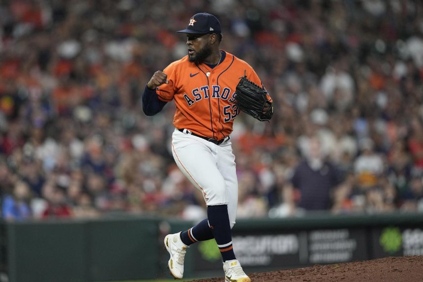 Javier fans career-high 14 to lead Astros over Angels 8-1