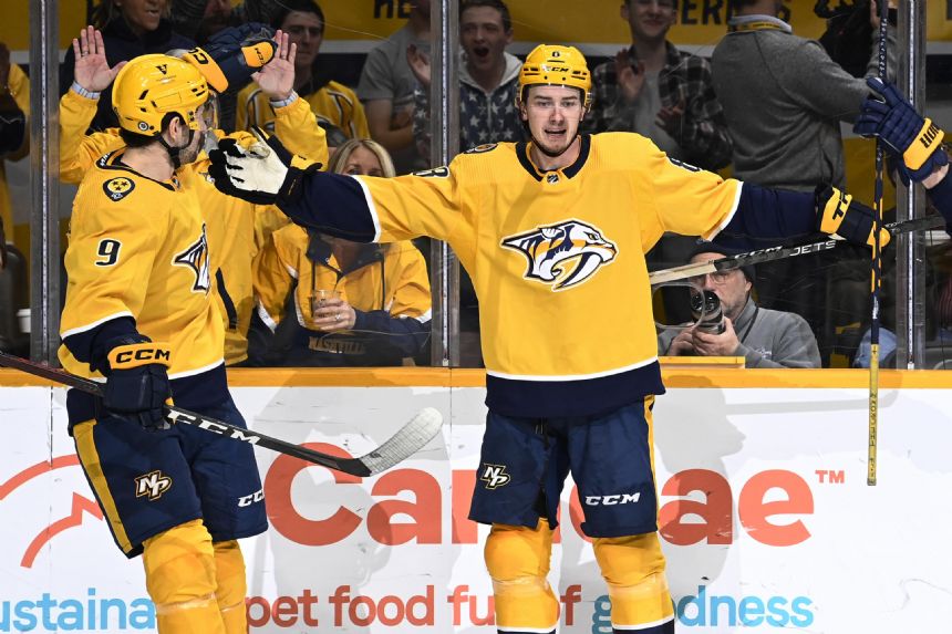 Jeannot, Saros lead Predators over Jets 2-1