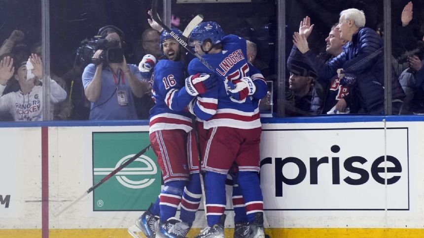 Jimmy Vesey and Artemi Panarin lead Rangers to 4-1 win over Capitals in Game 1