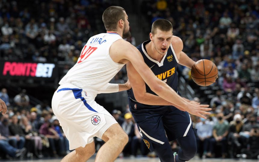 Jokic has 49, triple-double as Nuggets edge Clippers in OT