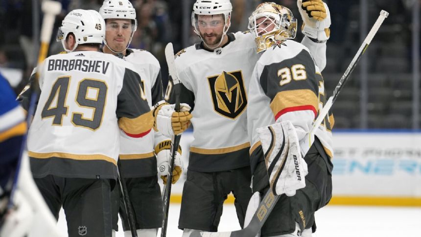 Jonathan Marchessault scores in OT to help the Golden Knights beat the Blues 2-1