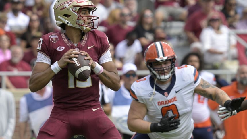 Jordan Travis has a hand in 3 touchdowns and Florida State's defense stymies Syracuse in a 41-3 win