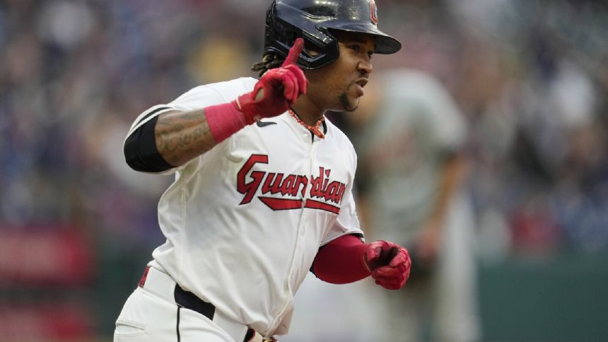Jose Ramirez breaks Larry Doby's team record for go-ahead homers as Guardians top Tigers 2-1