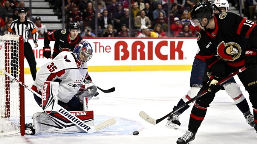 Josh Norris scores twice in return from injury, Senators beat Capitals 6-1