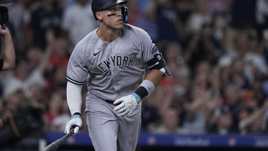 Judge homers again, Yankees' bullpen shuts down Astros in 5-4 win